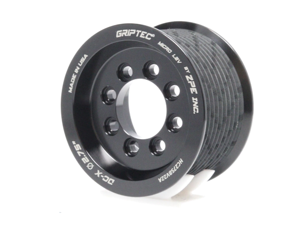 2.75" 10 Rib ZPE GripTec® 2pc HellCat L2V Black Pulley