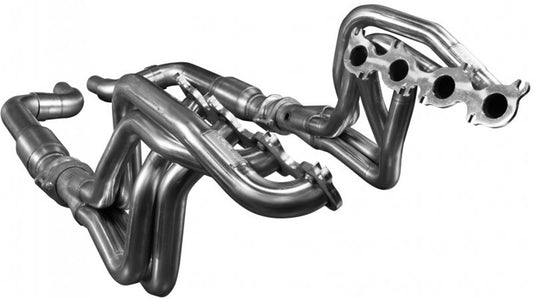 KOOKS 1-7/8" STAINLESS HEADERS & GREEN CATTED CONN KIT (2015-2023 MUSTANG GT 5.0L) 1151H431