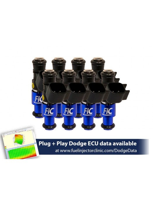 1440CC (160 LBS/HR AT OE 58 PSI FUEL PRESSURE) FIC FUEL INJECTOR CLINIC INJECTOR SET FOR DODGE HEMI/FORD