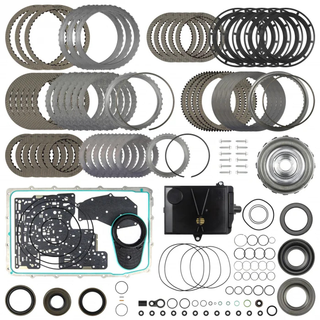 SUNCOAST CATEGORY 2 10R80 REBUILD KIT W/ EXTRA CAPACITY E AND F CLUTCH PACKS (2018-2022 MUSTANG/F-150) SC-10R80-CAT2