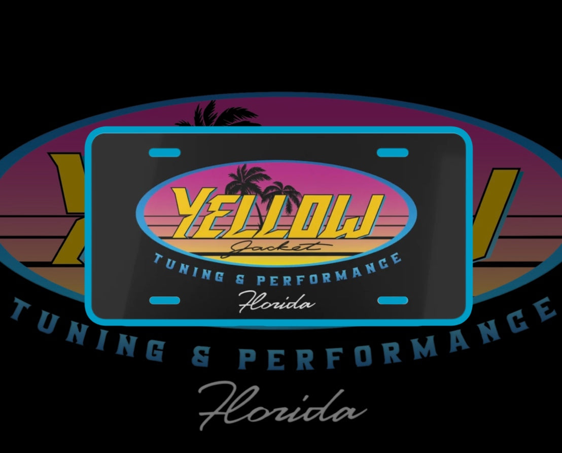 yellow jacket florida license plate